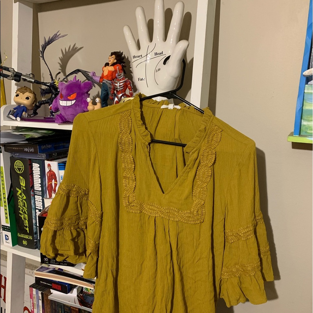 Maurice’s Mustard boho top